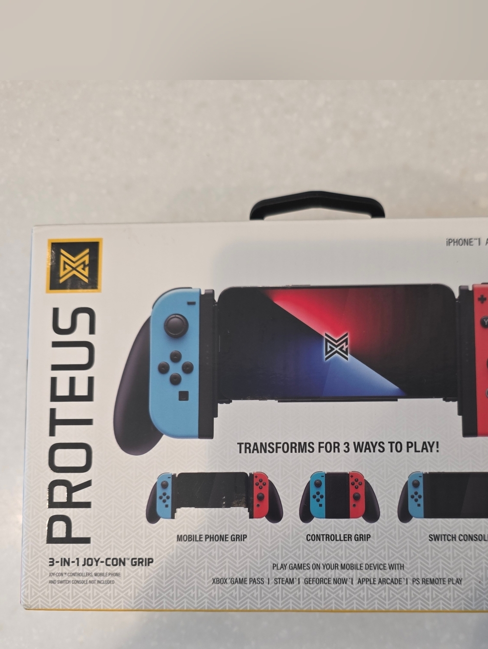 Mobile Gaming Corps PROTEUS 3-in-1 Controller Nintendo Switch, iPhone, Android